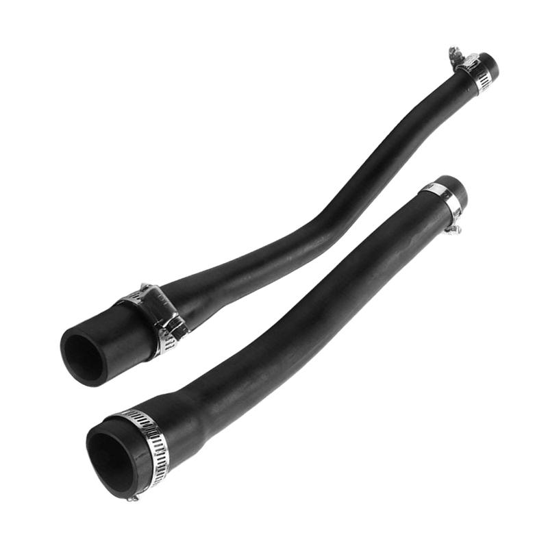 52100131AD 52100132AB Fuel Tank Filler Hose with 4 Clamps for Jeep XJ Cherokee 1997 1998 1999 2000 2001