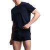 Emporio Armani FW25 Cotton Stretch Short Sleeve Crew Neck Home T-Shirt Pajama Set Men Tops EM000391-AF14987-MB143