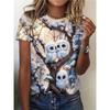 3D Printed Insect Summer Fashion Women's T-shirt Breathable and Trendy Versatile