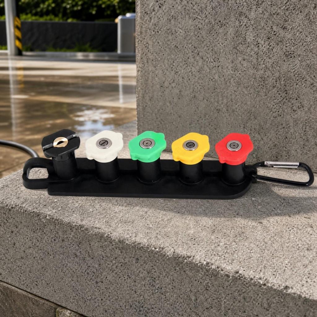 Highpressures Washer Spray Nozzles with Holder Compact Nozzle Portable for Vehicle