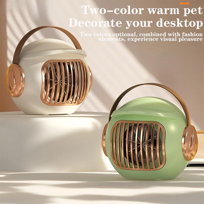 500W portable heater, household electric heating, warm air blower, energy-saving small indoor rapid heating warm air machine.