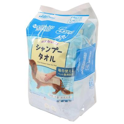 Doggyman Wet Shampoo Towel for Extra 17 Sheets X 3 Pack Dogs, Large,