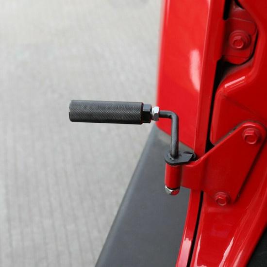 2x Петля двери Подножка Подножки Опора Панель порога для Jeep Wrangler JK JL 2007+