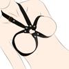 Nylonové duté prsa Bondage Spodní prádlo Popruh na krk Elastický BDSM Slave vázací pásek Produkty pro dospělé Sexuální hračky pro páry