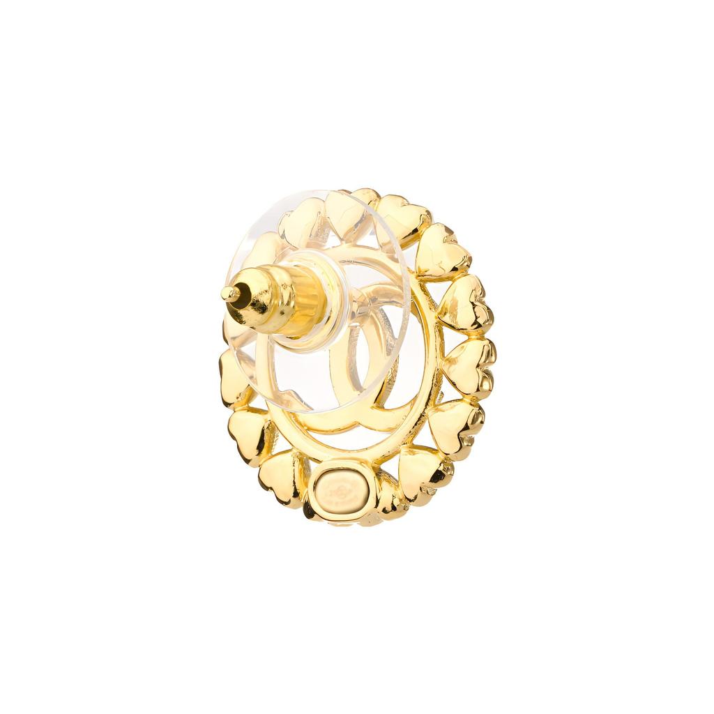 CHANEL Metal Stud Earrings Women's AB2468-B010203-NK657