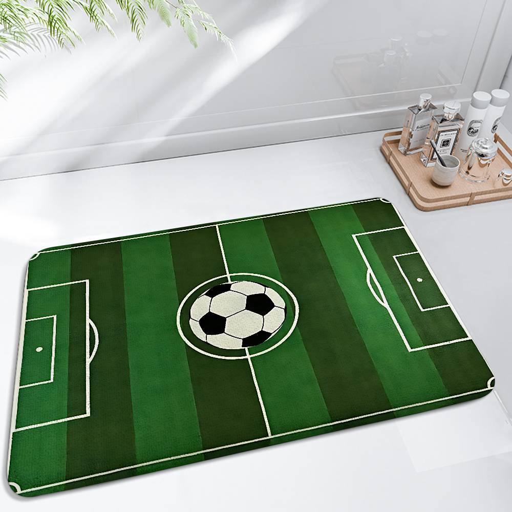 Sports Theme Racing Track Basketball Court Soccer Floor Mats Home Laundry Rug Carpet For Living Room Decor Lounge Area Anti-sli