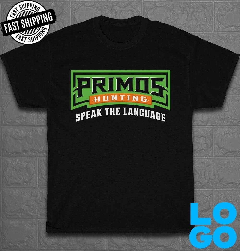 

New Primos Hunting Logo Men s Funny T-Shirt Made In USA Size S to 5XL S
