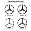 2026 Caldo 1 pz 52mm 57mm Emblema Adesivo Badge Volante Auto Per Mercedes Benz W204 W205 W212 W213 W221 W177 W246 GLA GLC CLA Classe A