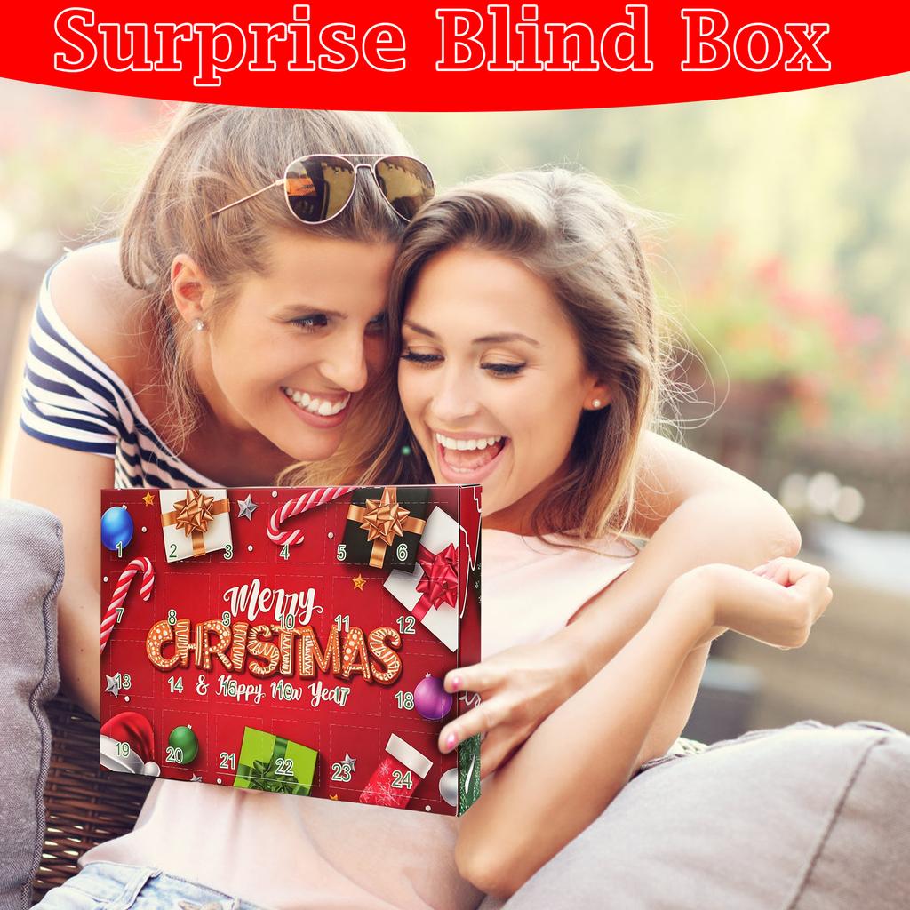 12-pack Christmas Stockings In A Box, Christmas Countdown Calendar, Blindbox Christmas Stockings