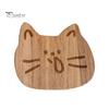 Unique Home Decor Coaster Wooden Coasters Cute Cartoon Animal Heat Insulation Table Mats for Water Cup Mat Coffee Tea Cups Multi-Functional Decoration