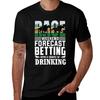 Horse Racing Betting Drinking Funny Gift Race Weekend Forecast Betting With A Chance Of Drinking Tshirt