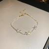 Exquisite Zirconia Star Flower Bracelet: Fashionable, Versatile, and Elegant Women's Hand Jewelry