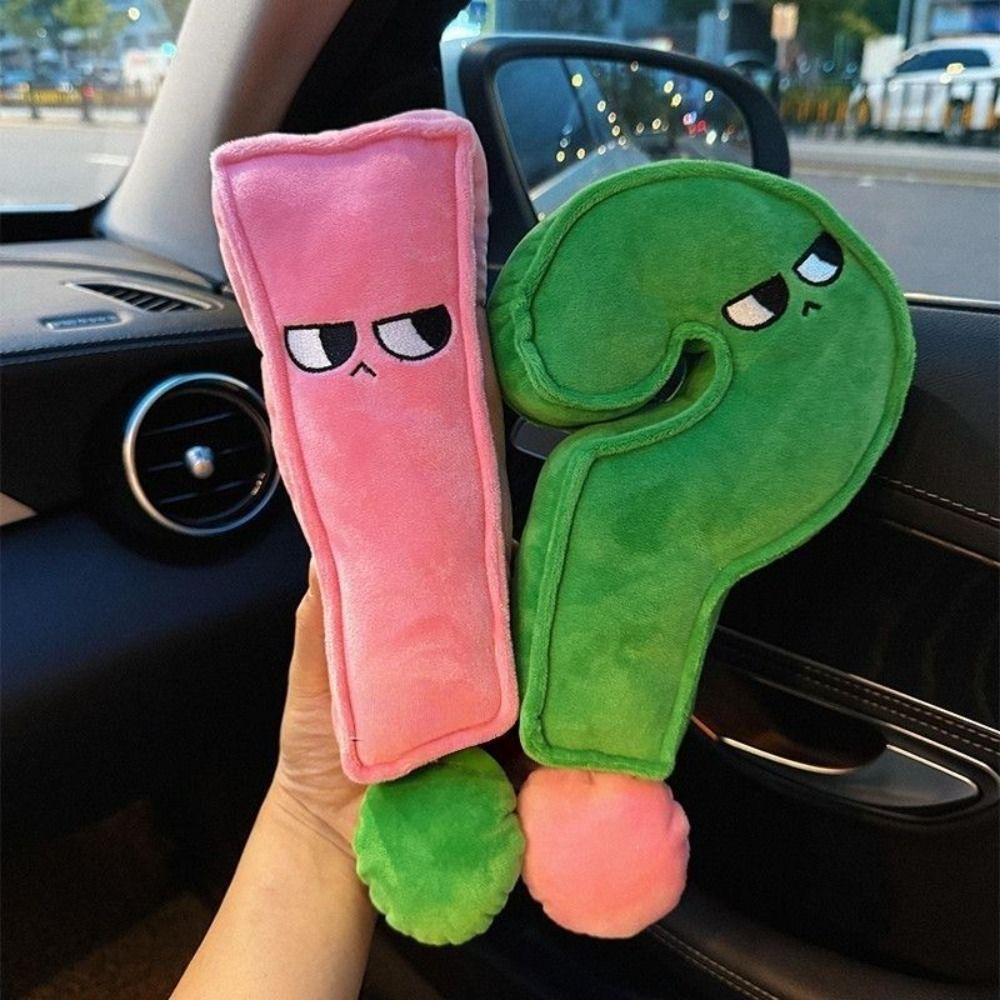 Novelty Long Strip Plush Pillow Soft Car Seat Protector Cute Stuffed Toy Car Seat