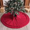 New Product Christmas Tree Skirt Knitted Tree Skirt Apron Christmas Tree Decorations Christmas Gifts Home Decorations