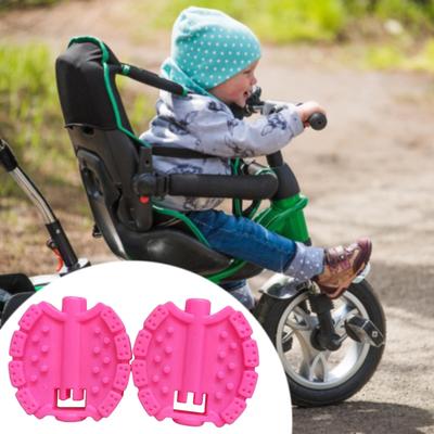2 Kids Bike Pedals, Children's Pedal Repair Parts, Non-Slip Front Wheel for Toddlers