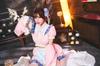Lumipapier Cosplay Halloween Xiaomei China Pink [Clear Stone] Women's