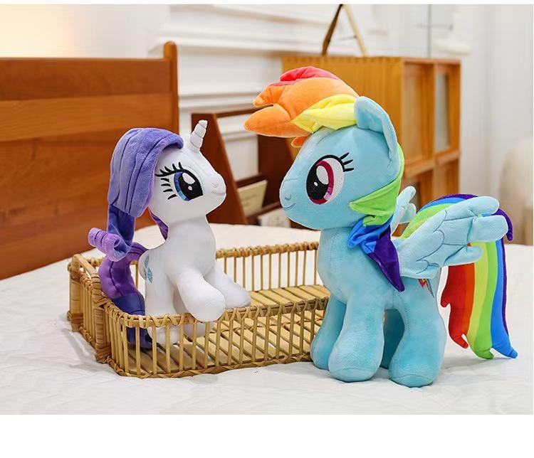 Little Pony Cute Plush Toy - Adorable Pet Pony Figure Cushion, Perfect Gift for Children's Birthdays