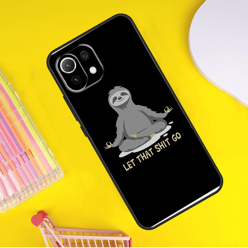 Sloth Animal Cute Cover For Xiaomi 14 Ultra 13 11T 12T 13T 14T Pro POCO X6 X7 Pro X3 X5 F3 F5 F6 M6 Pro Case