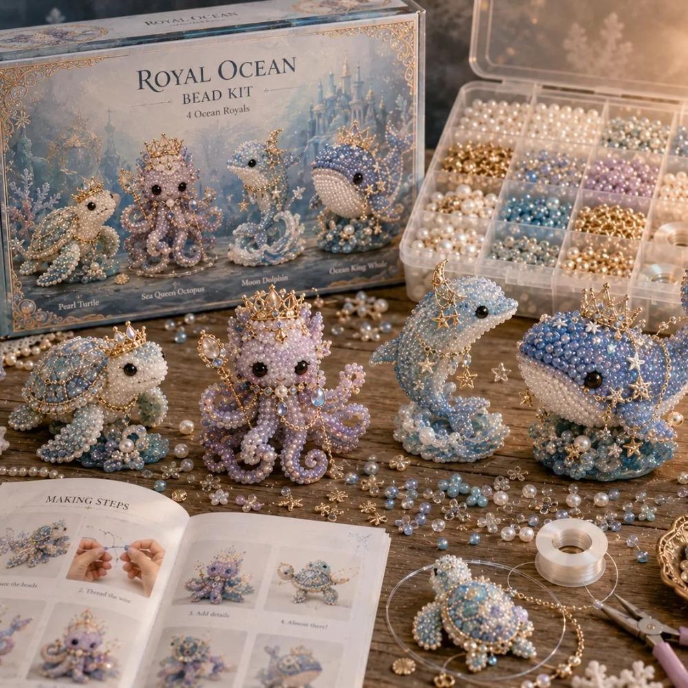 Forma di Animale 3D Kit di Animali con Perline Kit Artigianale con Perline Piccole Fai da Te Per Adulti e Bambini