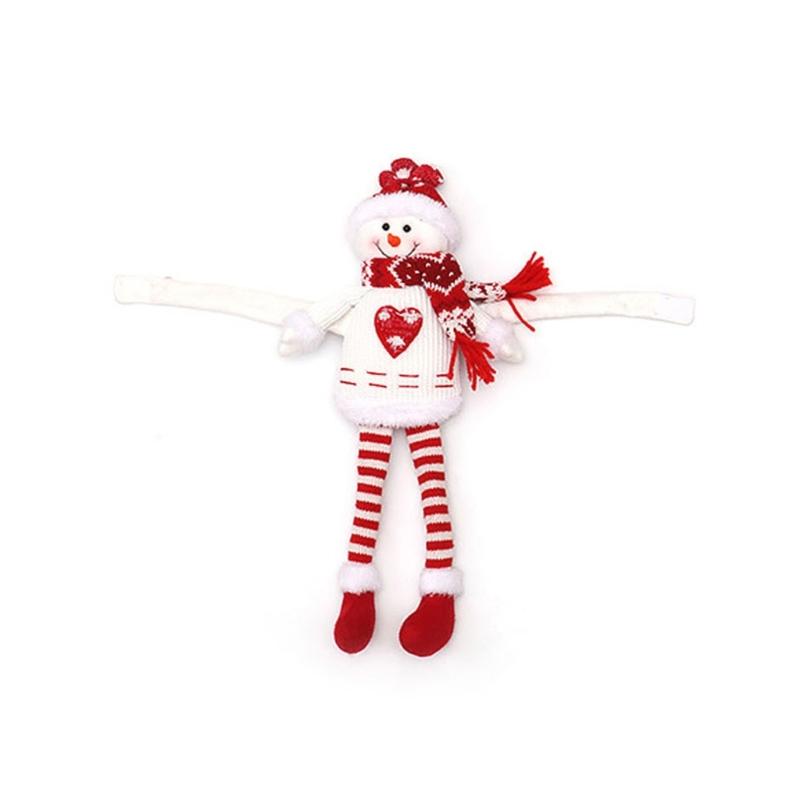 Christmas Curtain Buckle Holiday Party Window Decorations Cartoon Curtain Tieback Holder for Living Room Bedroom Decor