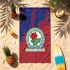 Blackburn Rovers FC (5) Tema Paplūdimio rankšluostis Atsparus smėliui Minkštas ir patogus Tinka baseinui, stovyklavimui, jogai ir nardymui Būtinas kelionėms