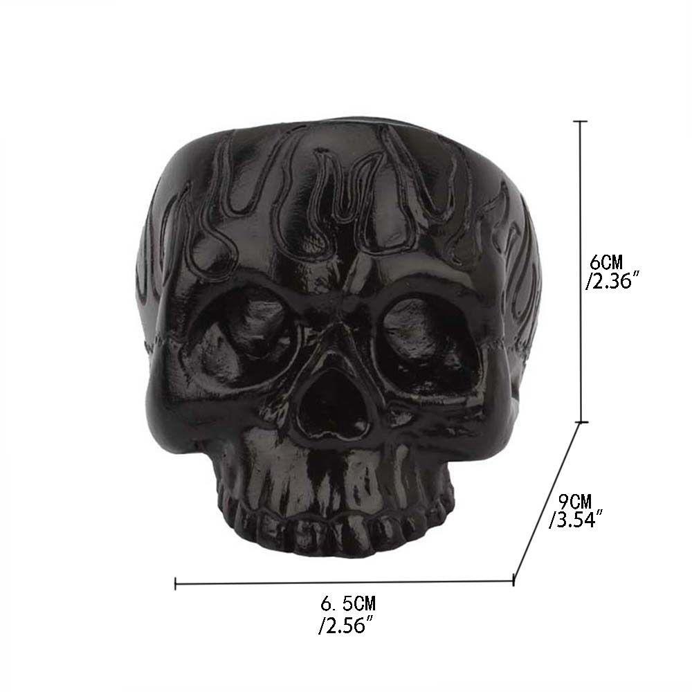 Unique Skeleton Candlestic Ornaments Handicraft Resin Candlestick Skull Candle Holder  Halloween