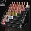 2/3/4/5/6/7 Layers Acrylic Nail Polish Display Rack Transparent Cosmetic Organizer Multi-layer Simple Mounting Rack Stand Holder