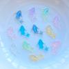 100Pcs Resin 3D Colorful Mini Shiny Goldfish Flatback Figurines Scrapbook Wedding Applique Nail Art Decor Crafts