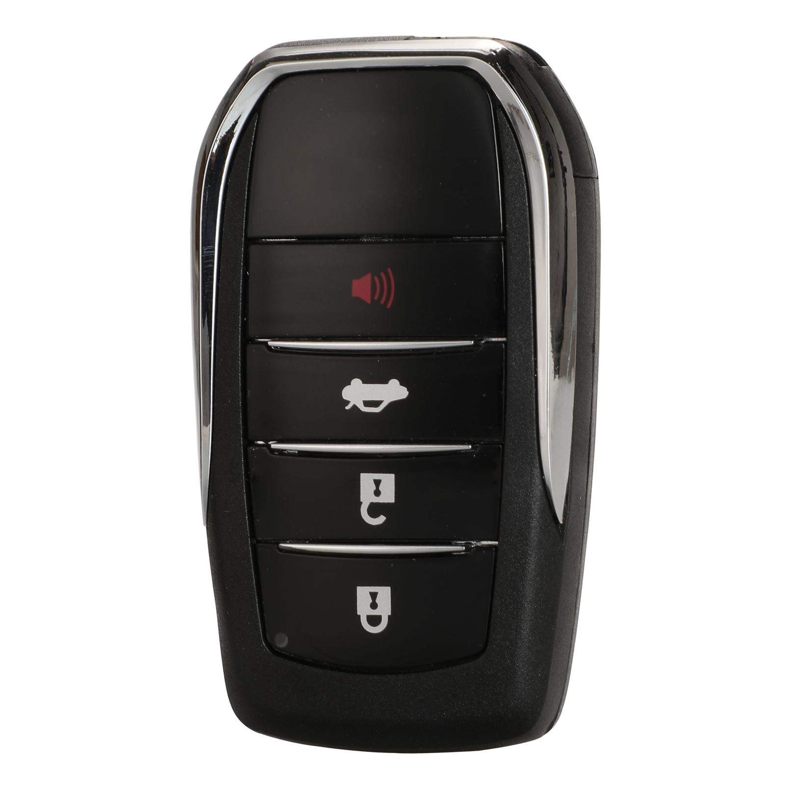 

jingyuqin 2/3/4 B Корпус дистанционного ключа управления для Toyota Fortuner Prado Camry Rav4 Highlander Smart Crown без кнопок корпуса коби