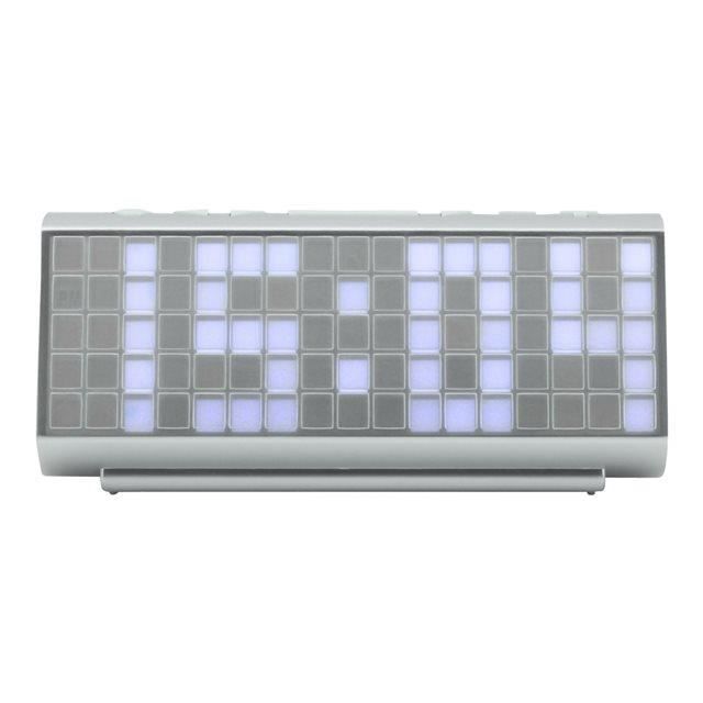 Radio-réveil SOUNDMASTER UR200WE - Blanc - Radio FM - 10 mémoires émetteurs