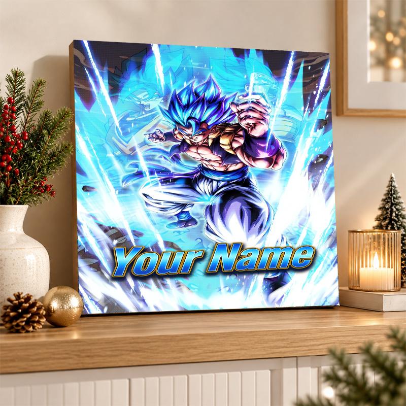 Gogeta Custom Name Diamond Painting Personalized 5D Full Drill DIY Diamond Art Home Decor