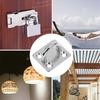 Stainless Steel Pad Eye Plate Oblong Eye Pad for Wall Ceiling Heavy Duty Hook Upgrades for Hammock Swing Suspension