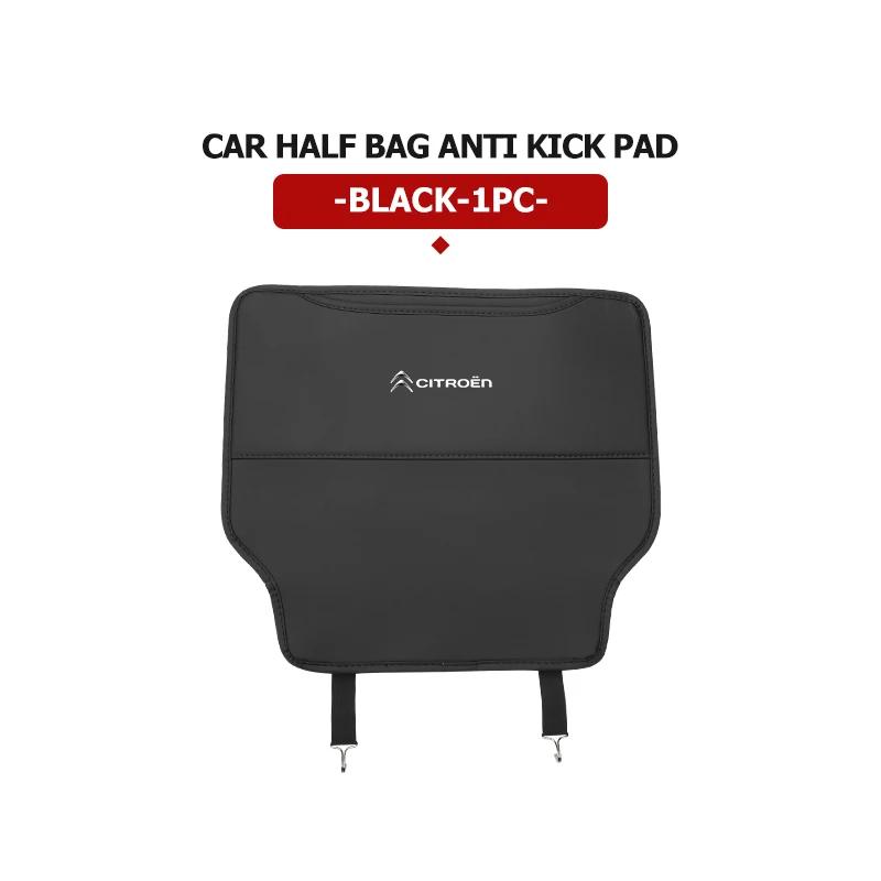 Leather Car Seat Back Protector Mat Prevent Dirty Anti Kick Pad For Citroen Grand Berlingo Jumper Celysee Xsara Picasso Aircross