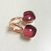 Classic Crystal Earrings Candy Square Earrings Platinum Plated Water Drop Candy Earrings Women Crystal Jewelry Gift