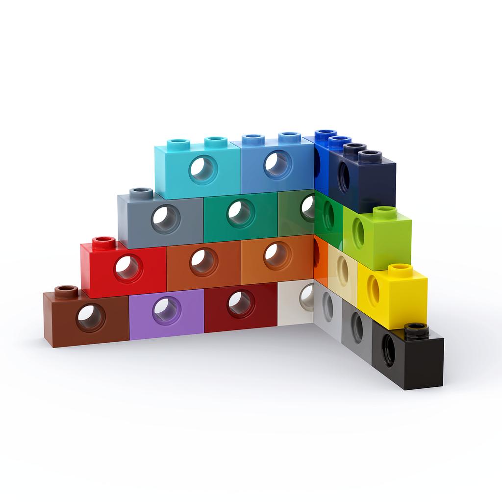 1 Pcs Buildings Blocks 3700 Brick 1 X 2 with Hole Collections Bulk Modular GBC Toy For High-Tech MOC Set