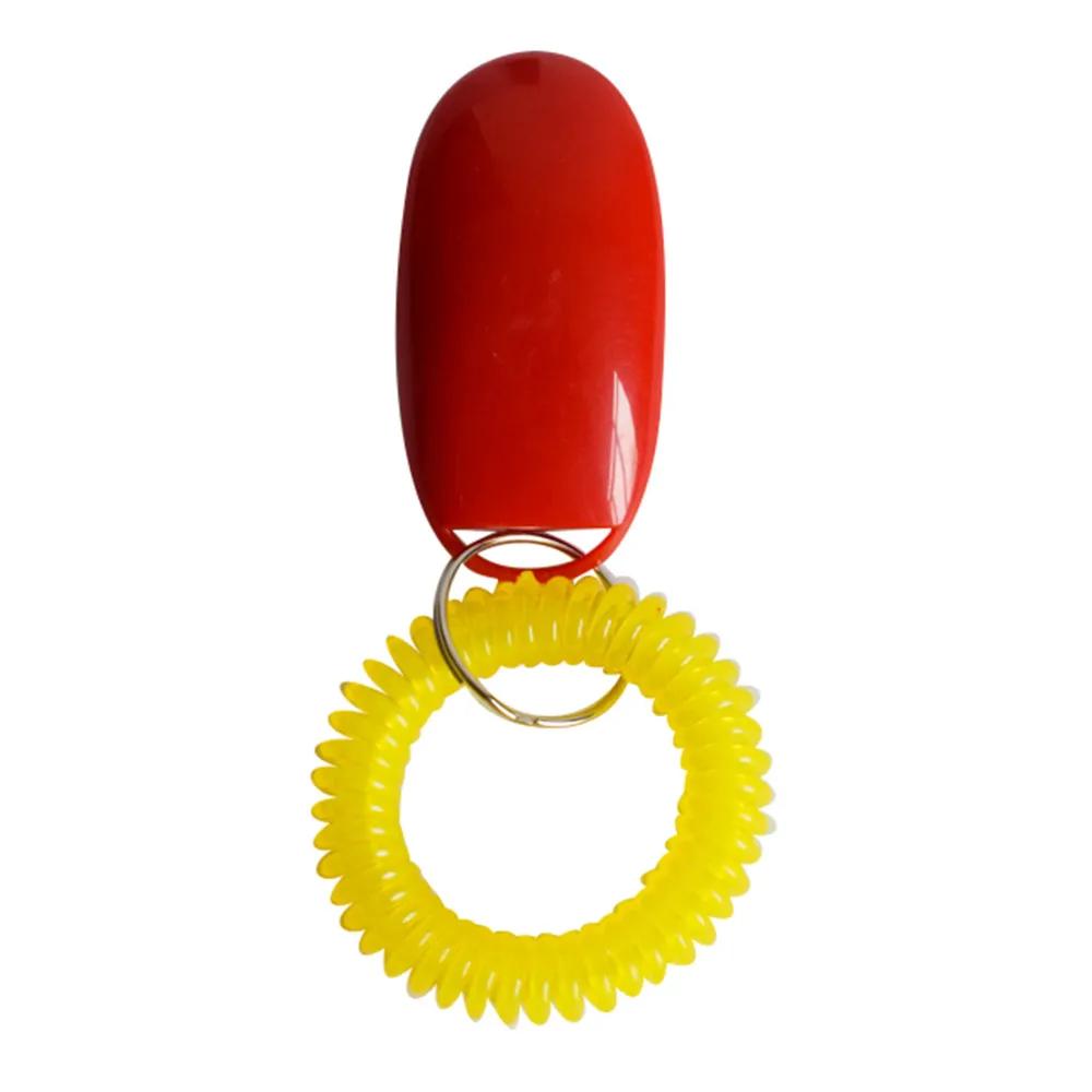 Hot Sale Portable Dog Button Clicker Sound Trainer Pet Training Tool Wrist BAccessory Pet Products Accessories Dog cat Supplies
