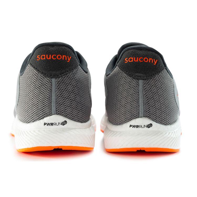 SAUCONY Freedom 4 High-End Cushioning Running Shoes Men Sneakers Gray Orange S20617-20