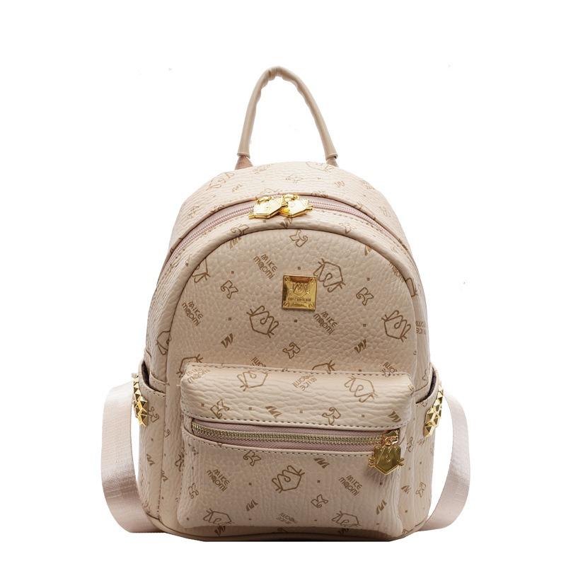 Fashion Going Out Commuting Backpack New Female College Student Backpack Large Capacity Schoolbag Travel Bag