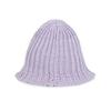 VARZAR VA Label Knit Tulip Hat Lavender