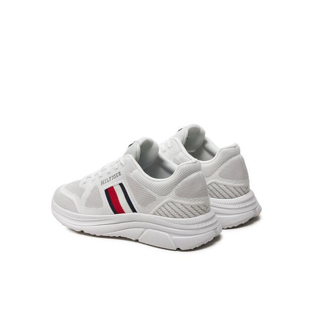 Мужские кроссовки Tommy Hilfiger Modern runner knit evo ess fm0fm05245 белые