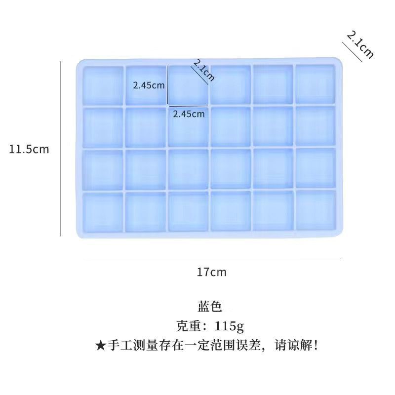 Food grade silicone ice grid ice making mold silicone ice grid 15 grid 24 grid household ice grid