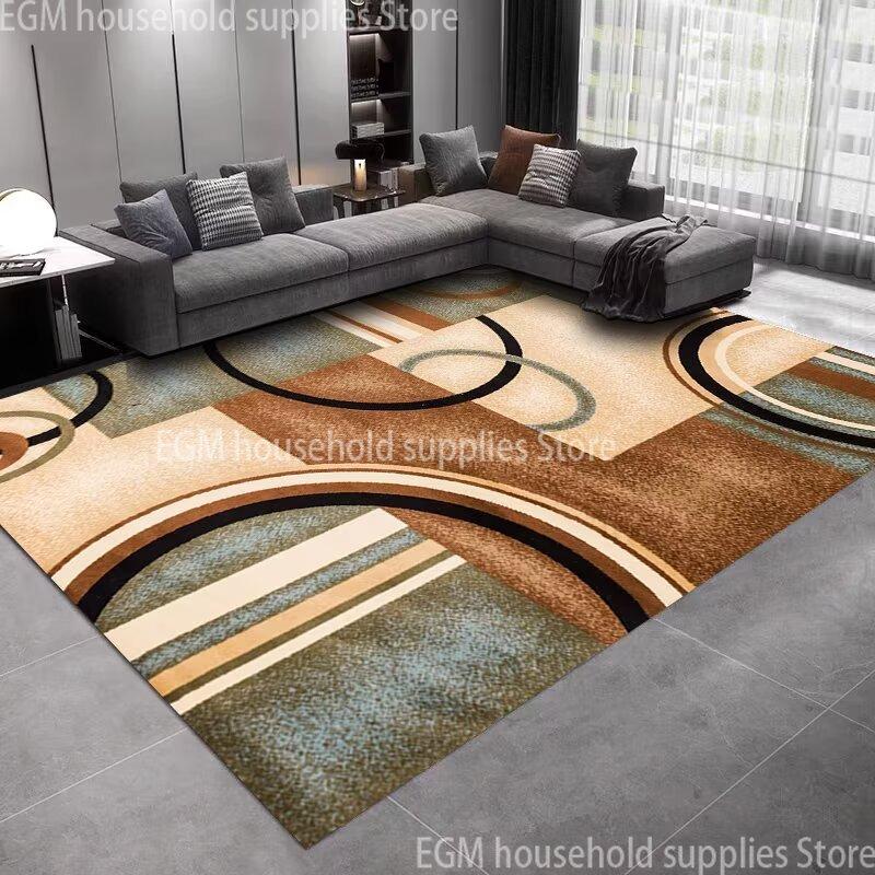 Ins Nordic Abstract Geometric Large Carpets For Living Room Home Room Decoration Plush Lounge Rug Cloakroom Floor Mats Antiskid