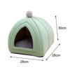 Cat Bed Puppy Kennel Sofa Semi Closed Winter for Cats Dogs Supplies