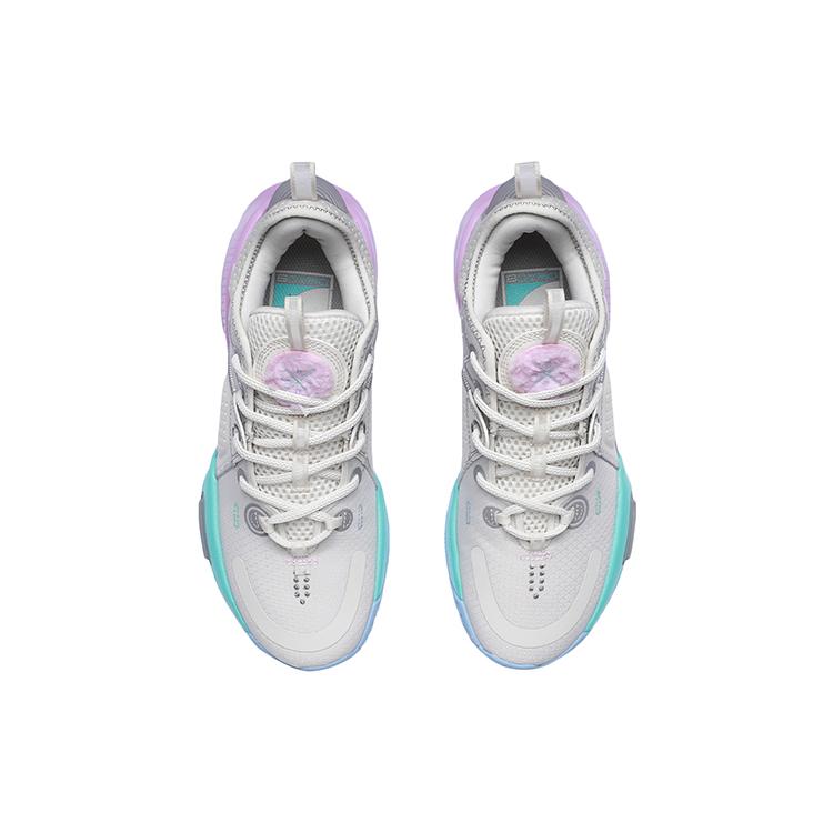 Li Ning All City 9 Wade Cushioning Slip Resistant Abrasion Resistant Low Top Performance Basketball Shoes Women's ABAR051-1(S-BOX)