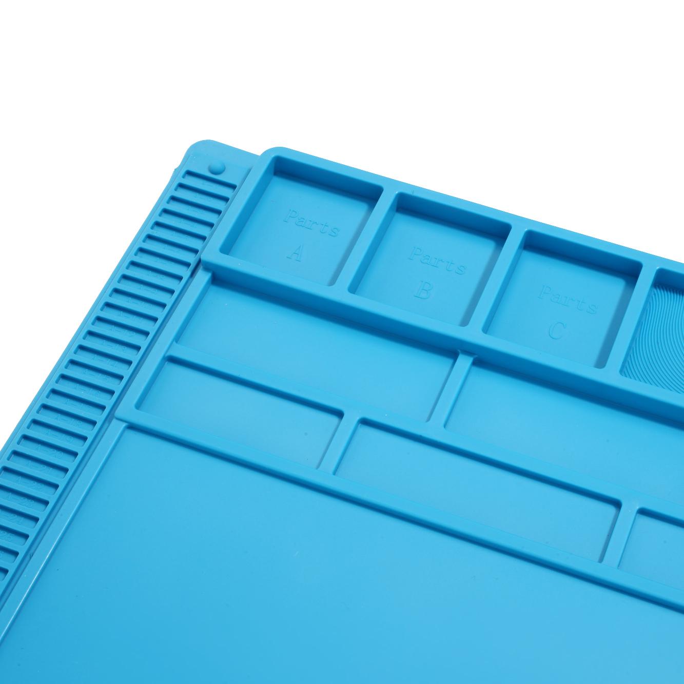 

Паяльна станція S-180 Паяльник Килимок для ремонту телефонів, ПК, комп ютерів Магнітна термоізоляційна силіконова підкладка Type A