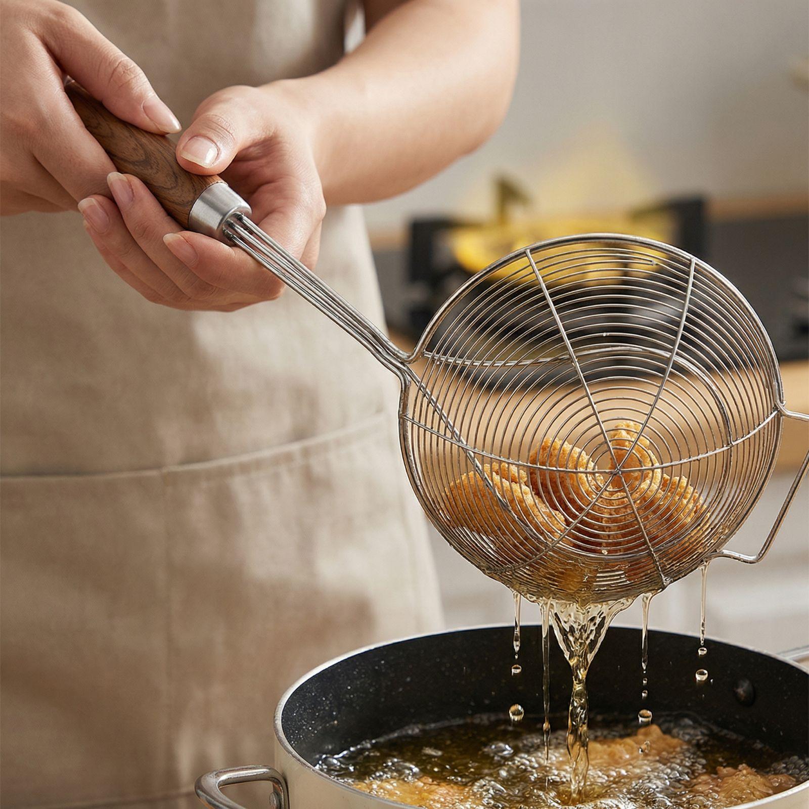 Stainless Steel Colander Household Filter Sieve One Size