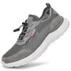 Men Ultra Light Mesh Casual Walking Shoes Breathable Soft Sole Outdoor Sneakers Big Size Shoes for Travel Daily Comfort Wear