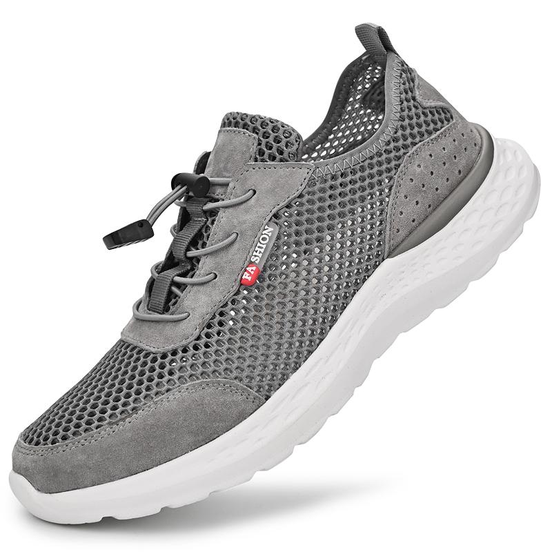 Men Ultra Light Mesh Casual Walking Shoes Breathable Soft Sole Outdoor Sneakers Big Size Shoes for Travel Daily Comfort Wear