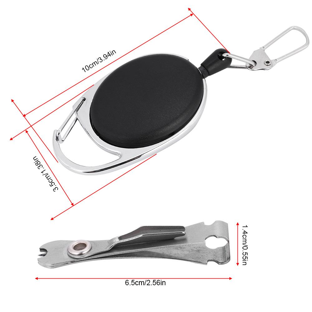 Fliegenfischen Schnellknotenbindewerkzeug Tackle Schnurschneider Clipper Zubehör