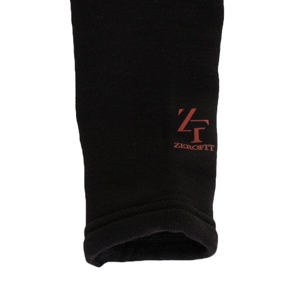 EON SPORTS ZEROFIT HEATRUB Long Sleeve Mock Neck Jacket, Black, Size Small (EZHRUMC-01111)